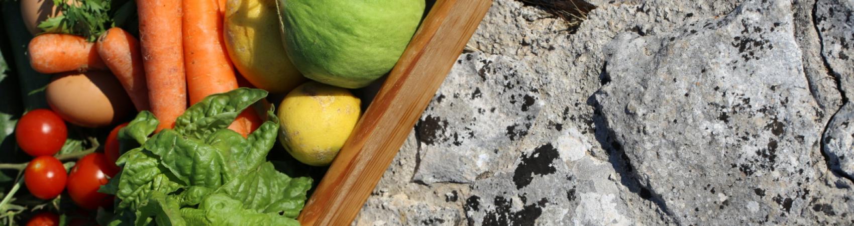 Frutta e verdura a chilometro zero da Trulli Panoramici in Puglia